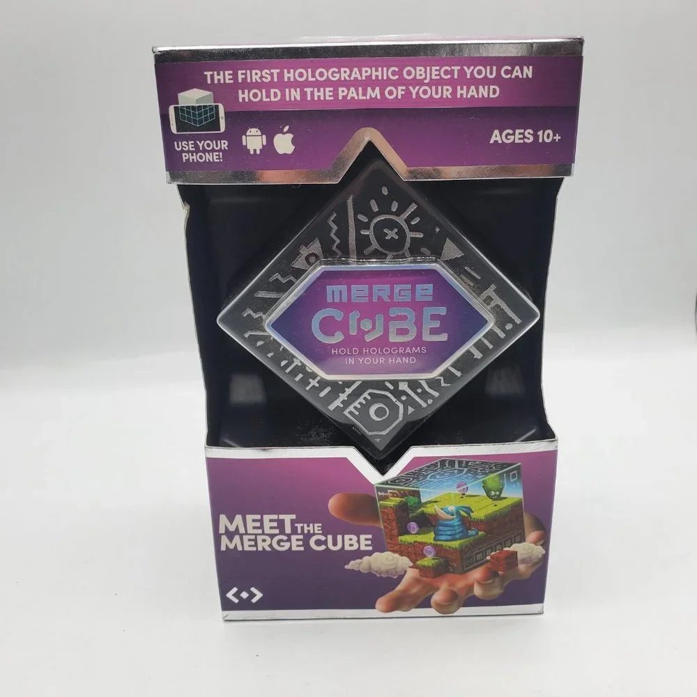 MERGE CUBE AUGMENTED & VIRTUAL REALITY SCIENCE & STEM EDUCATIONAL TOY